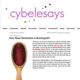 EDITOR PICK: CybeleSays.com likes Margaux Brush!